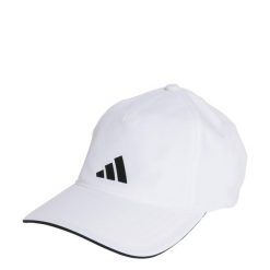 Czapka AEROREADY B-ball. Białe czapki męskie ADIDAS, bez wzorów, z materiału, sportowe. Za 89.95 zł.