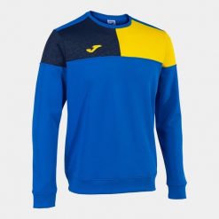 Bluza Joma Crew V. Niebieskie bluzy nierozpinane męskie Joma, m, bez wzorów, z dżerseju, sportowe, bez ramiączek, bez kaptura. W wyprzedaży za 166.65 zł.