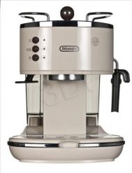 Ekspres ciśnieniowy automatyczny, kolbowy DeLonghi Icona Vintage ECOV311.BG (1100W; kolor beżowy). Brązowe ekspresy ciśnieniowe DeLonghi. Za 734.99 zł.