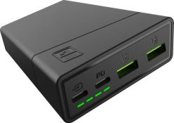 Green Cell GC PowerPlay 20000 mAh czarny. Czarne powerbanki . Za 98.90 zł.