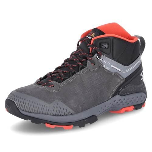 Buty trekkingowe męskie Garmont Groove Mid. Czarne buty trekkingowe męskie Garmont, bez wzorów, z materiału, za kostkę, bez zapięcia, trekkingowe. W wyprzedaży za 529.65 zł.