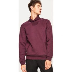 Bluza kangurka z kołnierzem - Fioletowy. Fioletowe bluzy nierozpinane męskie Reserved. Za 69.99 zł.