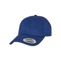 Czapka bejsbolówka Flexfit Low Profile Cotton. Niebieskie czapki męskie FLEXFIT, bez wzorów, eleganckie. Za 129.50 zł.