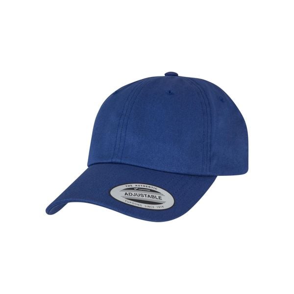 Czapka bejsbolówka Flexfit Low Profile Cotton. Niebieskie czapki męskie FLEXFIT, bez wzorów, eleganckie. Za 129.50 zł.