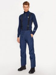 Rossignol Spodnie narciarskie RLMMP02 Granatowy Regular Fit. Niebieskie spodnie narciarskie i snowboardowe męskie Rossignol, bez wzorów, z syntetyku, narciarskie. Za 629.00 zł.