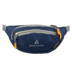 Saszetka- nerka unisex BERGSON BETA. Niebieskie saszetki męskie Bergson, bez wzorów. Za 119.99 zł.