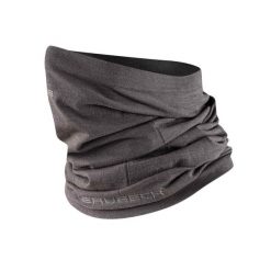 Komin trekkingowy z wełną merino unisex Brubeck. Szare szaliki męskie Brubeck, bez wzorów, z elastanu. Za 72.99 zł.