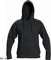 NAGAR - bluza z kapturem ściąganym sznurkiem 80% bawełna, 20% poliester - czarny 3XL. Czarne bluzy nierozpinane męskie CERVA, m, bez wzorów, z bawełny, bez ramiączek, z kapturem. Za 128.13 zł.