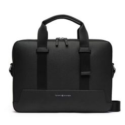 Torba na laptopa Tommy Hilfiger. Czarne torby na laptopa męskie Tommy Hilfiger, bez wzorów, małe. Za 579.99 zł.