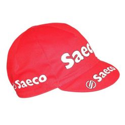 Czapka rowerowa Gist Equipe Vintage Saeco. Czerwone czapki męskie GIST, bez wzorów, sportowe. Za 118.50 zł.