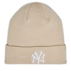 Czapka New Era. Brązowe czapki męskie New Era, na zimę, bez wzorów. Za 139.99 zł.