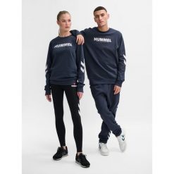 Bluza piłkarska dla dorosłych Hummel hml LEGACY. Niebieskie bluzy nierozpinane męskie HUMMEL, xs, bez wzorów, sportowe, bez ramiączek, bez kaptura. Za 180.00 zł.