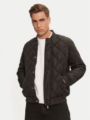 Richmond X Kurtka bomber Rendina UMA24114PI Czarny Regular Fit. Czarne kurtki męskie Richmond X, m, bez wzorów, z syntetyku, bez ramiączek, bez kaptura. Za 549.99 zł.