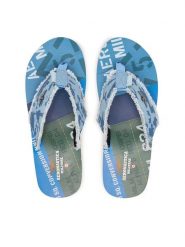 Aeronautica Militare Japonki 261SC0310UCT03593 Niebieski. Niebieskie klapki i japonki męskie Aeronautica Militare, bez wzorów, z materiału. Za 189.99 zł.