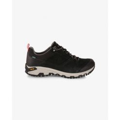Niskie buty outdoorowe unisex Kilpi ANAK LOW WP-U. Czarne buty trekkingowe męskie Kilpi, bez wzorów, z nylonu, sportowe, bez obcasa, bez zapięcia. Za 835.17 zł.