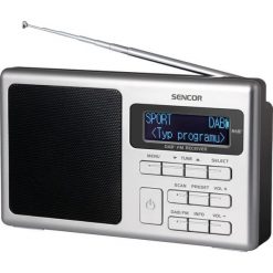 Sencor Cyfrowe Radio Srd 6400, Srebrne. Radia marki SENCOR. W wyprzedaży za 159.00 zł.