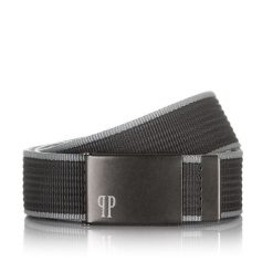 Pasek parciany szary PAOLO PERUZZI PW-18-125. Szare paski męskie Paolo Peruzzi, bez wzorów, z materiału. Za 34.00 zł.