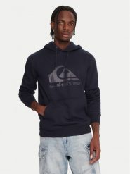 Quiksilver Bluza Comp Logo EQYFT05053 Granatowy Regular Fit. Niebieskie bluzy nierozpinane męskie Quiksilver, l, bez wzorów, z syntetyku, bez ramiączek, bez kaptura. Za 269.99 zł.