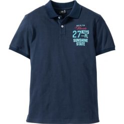 Shirt polo Regular Fit bonprix ciemnoniebieski. Koszulki polo męskie marki bonprix. Za 32.99 zł.
