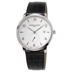ZEGAREK FREDERIQUE CONSTANT Slimline Gents FC-245SA5S6. Białe zegarki męskie FREDERIC CONSTANT. Za 2,999.00 zł.
