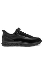 Geox Sneakersy U Spherica Plus U56MPA 08522 C9999 Czarny. Czarne buty sportowe na co dzień męskie Geox, m, bez wzorów, ze skóry, bez ramiączek, bez kaptura. Za 379.99 zł.