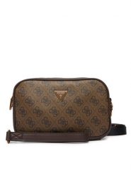 Guess Saszetka HMMILO P6150 Brązowy. Brązowe saszetki męskie Guess, z aplikacjami, ze skóry. Za 329.99 zł.