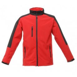 Męski Softshell Hydroforce Professional. Czarne kurtki softshell męskie Regatta, m, bez wzorów, z softshellu, bez kaptura, trekkingowe. Za 257.99 zł.