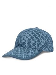 Calvin Klein Czapka z daszkiem Emblem Print W Leather Patch Cap LV04D5029G Niebieski. Niebieskie czapki męskie Calvin Klein, bez wzorów, z bawełny. Za 189.99 zł.