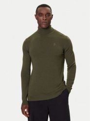 KARL LAGERFELD Golf 655058 554399 Zielony Regular Fit. Zielone kardigany męskie KARL LAGERFELD, m, bez wzorów, z wełny, bez ramiączek. Za 639.99 zł.
