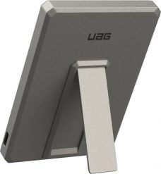 UAG Ultra Slim 5K - powerbank 5000 mAh z podstawką, ładowanie bezprzewodowe 10W, kompatybilny z MagSafe, kabel w zestawie (titanium). Powerbanki Baseus. Za 265.61 zł.