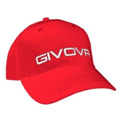 Czapka Givova w kolorze czerwonym z daszkiem - Stylowy i oddychający. Czerwone czapki męskie Givova, bez wzorów, z bawełny, eleganckie. Za 126.99 zł.