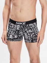 Nike Bokserki 000PKE1159 Czarny. Czarne bokserki męskie Nike, m, bez wzorów, z syntetyku. Za 119.99 zł.