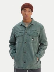 Quiksilver Koszula jeansowa Mohab Washed Twill EQYWT04654 Zielony Oversize. Zielone koszule męskie Quiksilver, m, bez wzorów, z bawełny, bez kołnierzyka, bez ramiączek. Za 459.99 zł.