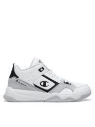 Champion Sneakersy OVERTIME MID S22274-WW002 Biały. Białe buty sportowe na co dzień męskie CHAMPION, m, bez wzorów, z materiału, bez ramiączek, bez kaptura. Za 319.99 zł.