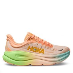 Buty do biegania Hoka. Brązowe buty do biegania męskie HOKA, bez wzorów, bez zapięcia, do biegania. Za 649.99 zł.