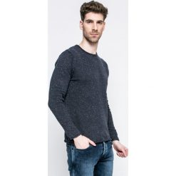 Blend - Sweter. Szare swetry męskie Blend, z bawełny, z okrągłym kołnierzem, z krótkim rękawem. W wyprzedaży za 59.90 zł.