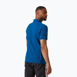 Koszulka trekkingowa męska Helly Hansen Hp Racing Polo. Niebieskie koszulki polo męskie Helly Hansen, m, bez wzorów, sportowe, bez kołnierzyka, bez ramiączek. Za 98.99 zł.