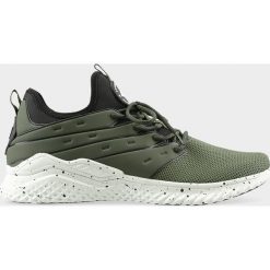 Buty lifestyle męskie OBML202 - oliwkowy. Buty sportowe na co dzień męskie 4f. Za 249.99 zł.