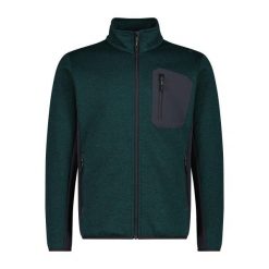Polar CMP Tech. Zielone bluzy z polaru męskie CMP, bez wzorów, z polaru, sportowe, bez ramiączek, bez kaptura. Za 283.00 zł.