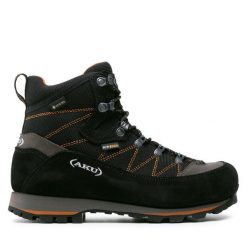 Trekkingi Aku. Czarne buty trekkingowe męskie Aku, bez wzorów, z gore-texu, bez zapięcia, trekkingowe, gore-tex. Za 699.99 zł.