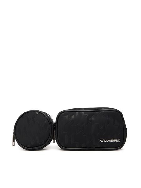 KARL LAGERFELD Nerka A3M30165 Czarny. Czarne saszetki męskie KARL LAGERFELD, bez wzorów, z materiału. Za 489.99 zł.