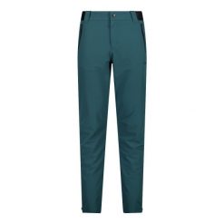 Spodnie męskie turystyczne CMP 35T6377. Zielone spodnie na co dzień męskie CMP, bez wzorów, sportowe. Za 336.00 zł.
