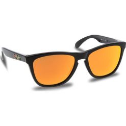 Okulary przeciwsłoneczne OAKLEY - Frogskins OO9013-24-325 Polished Black/Fire Iridium. Brązowe okulary przeciwsłoneczne męskie Oakley, z tworzywa sztucznego. W wyprzedaży za 449.00 zł.