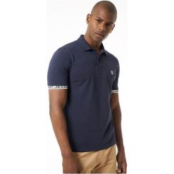 Jimmy Sanders Koszulka Polo Męska L Ciemnoniebieska. Czarne koszulki polo męskie Jimmy Sanders, l, bez wzorów, bez kołnierzyka, bez ramiączek. Za 129.00 zł.
