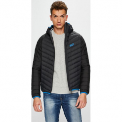 Jack Wolfskin - Kurtka. Brązowe kurtki męskie Jack Wolfskin, m, bez wzorów, z materiału, bez ramiączek, z kapturem. W wyprzedaży za 699.90 zł.