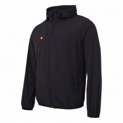 Kurtka z dresu Ellesse Losali. Czarne kurtki męskie Ellesse, l, bez wzorów, z dresówki, sportowe, bez ramiączek. Za 465.50 zł.