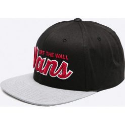 Vans - Czapka. Szare czapki męskie Vans, z bawełny. W wyprzedaży za 69.90 zł.