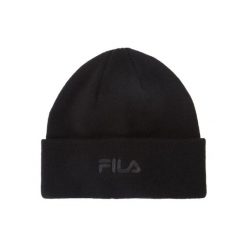 Czapka Fila Cella. Czarne czapki męskie Fila, na zimę, bez wzorów, sportowe. Za 100.47 zł.