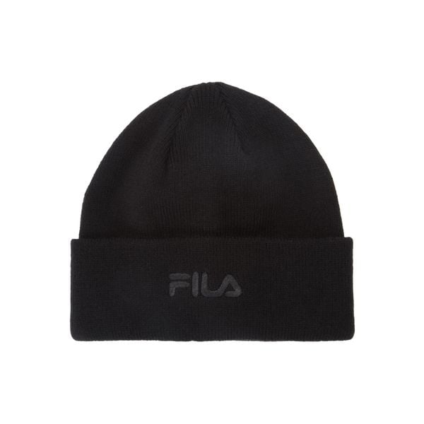 Czapka Fila Cella. Czarne czapki męskie Fila, na zimę, bez wzorów, sportowe. Za 100.47 zł.
