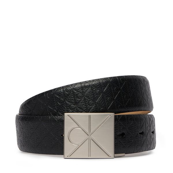 Pasek Calvin Klein. Czarne paski męskie Calvin Klein, bez wzorów. Za 289.99 zł.